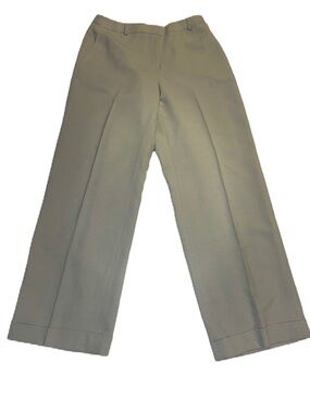 Talbots Petites Sage Green Italian Wool Trousers Pants Slacks Women’s Size 6P